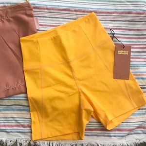 Girlfriend Collective Marigold High Rise Run Short